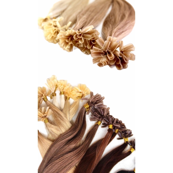 KERATYNA PASEMKA 100 szt 51 cm WŁOSY NATURALNE