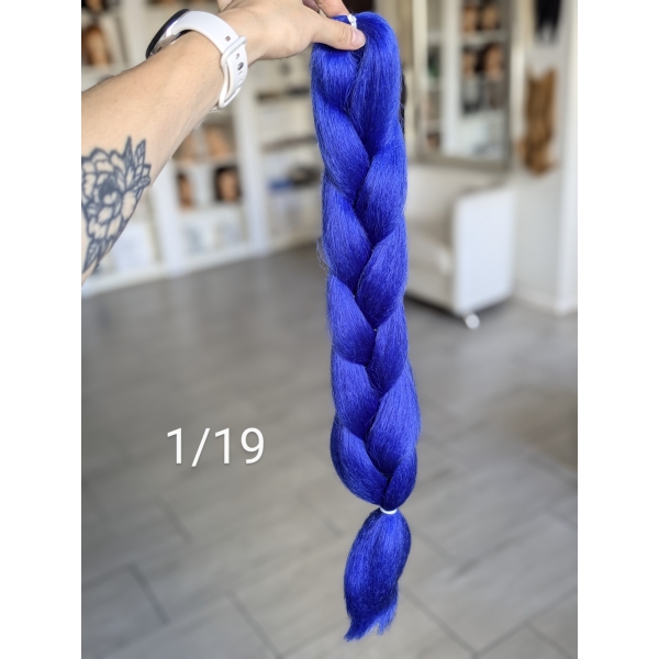 WŁOSY DO WARKOCZYKÓW 1/19 GRANAT