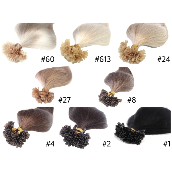 KERATYNA PASEMKA 100 szt 51 cm WŁOSY NATURALNE