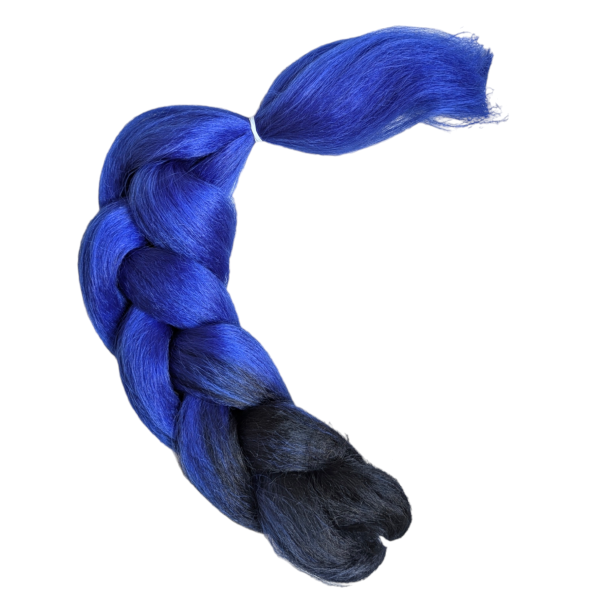 WŁOSY DO WARKOCZYKÓW 2/15 CZARNY/GRANAT