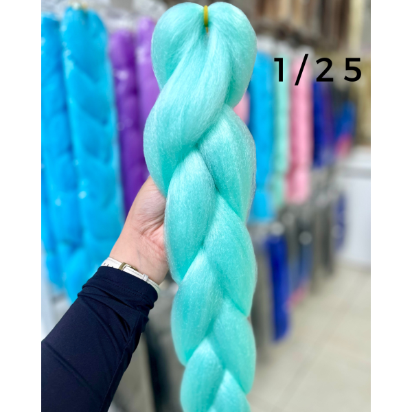 WŁOSY DO WARKOCZYKÓW 1/25 MIĘTA